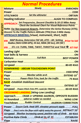 Cessna 152 Universal QRef All In One Checklist for Student Pilots